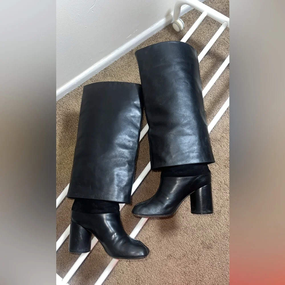 Maison Margiela Trompe L’oeil Tabi Boot Sz 39 - Picture 2 of 3